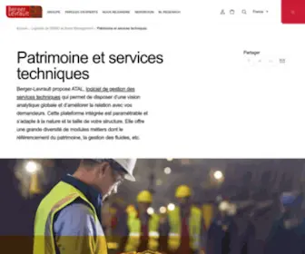 Aductis.com(La solution experte pour optimiser votre gestion du patrimoine et des services techniques) Screenshot