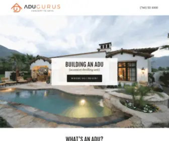 Adugurus.com(ADU Gurus) Screenshot
