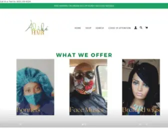 Adukehair.com(Ankara with Silky Satin Lined Bonnets) Screenshot