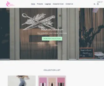 Adukuscollection.com(Create an Ecommerce Website and Sell Online) Screenshot