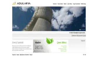 Adularya.com(Adularya Enerji) Screenshot