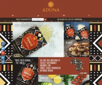 Aduna.com(Moringa, Baobab, Cacao & Fonio) Screenshot