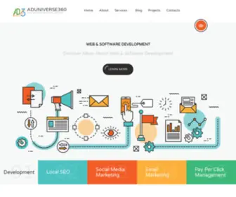 Aduniverse360.com(Aduniverse 360) Screenshot