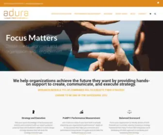 Adurastrategy.com(Adura Strategy) Screenshot