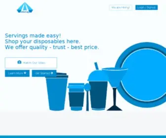 Adurcup.com(Online Restaurant supplies) Screenshot