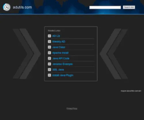 Adutils.com Screenshot