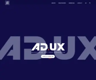 Adux.com(Advertising & user experience) Screenshot