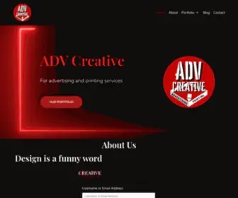 ADV-Creative.com(Just another WordPress site) Screenshot