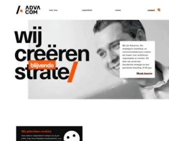 Advacom.nl(Wij zijn Advacom. Als strategisch marketing) Screenshot
