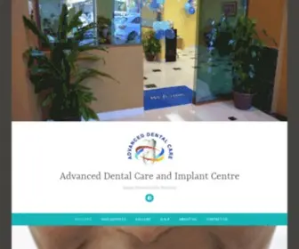 Advadent.com(Simply Proving Gentle Dentistry) Screenshot