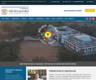 Advaitagurukul.org(Best Schools in Silvassa) Screenshot