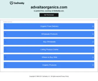 Advaitaorganics.com(Advaitaorganics) Screenshot