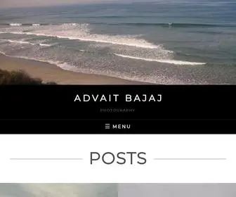 Advaitbajaj.com(Advait Bajaj) Screenshot