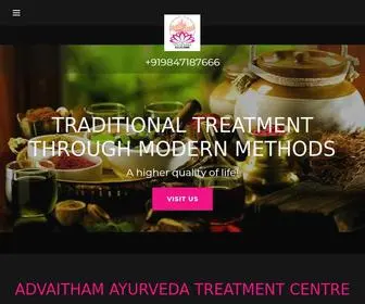 Advaitham.in(Advaitham Ayurveda Treatment Centre) Screenshot