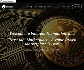 Advalorem.io(Valorem Foundation) Screenshot
