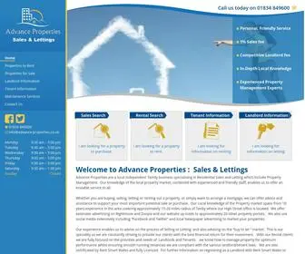 Advance-Properties.co.uk(Advance Properties) Screenshot