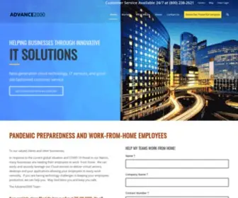 Advance2000.com(Private Cloud for Business) Screenshot