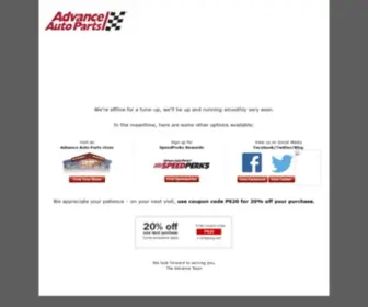 Advanceauto.com(Advance auto parts) Screenshot