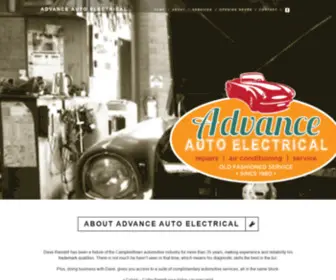 Advanceautoelectrical.com.au(Advance Auto Electrical) Screenshot