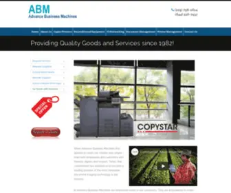 Advancebusinessmachines.com(Advance Business Machines Tuscaloosa Copiers) Screenshot