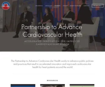 Advancecardiohealth.org(Partnership to Advance Cardiovascular Health) Screenshot