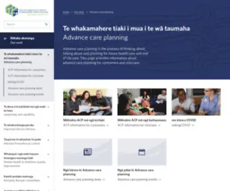 Advancecareplanning.co.nz(Advance care planning) Screenshot
