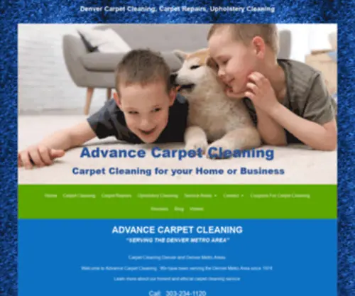 Advancecarpetcleandenver.com(Carpet Cleaning Denver) Screenshot