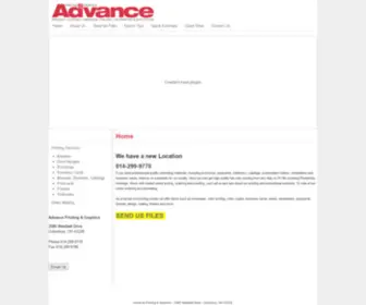 Advancecolumbus.com(Advance Printing and Graphics) Screenshot