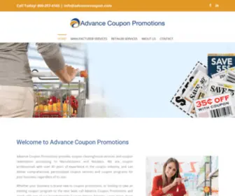 Advancecoupon.com(Coupon Redemption Services & Clearinghouse NJ) Screenshot