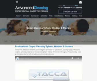 Advanced-Cleaning.org.uk(Advanced Cleaning Services in Egham and Windsor Cheap) Screenshot