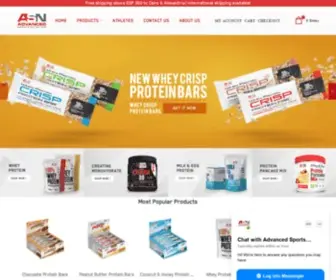 Advanced-Sportsnutrition.com(ASN Egypt) Screenshot