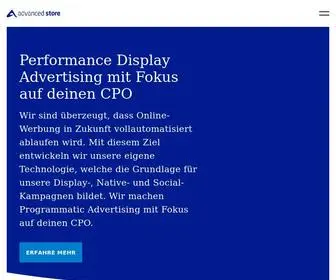 Advanced-Store.com(Performance Marketing für Advertiser & Publisher) Screenshot