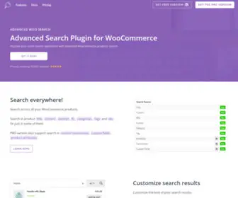 Advanced-Woo-Search.com(Advanced Woo Search) Screenshot