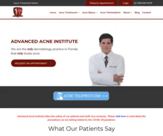 Advancedacneinstitute.com(Advanced Acne Institute) Screenshot