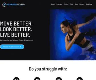 Advancedafs.com(Advanced Fitness & Sports Performance) Screenshot