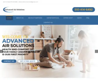 Advancedairductsolutions.com(Advanced Air Solutions) Screenshot
