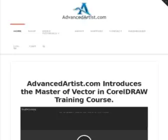Advancedartist.com(CorelDRAW tutorials) Screenshot