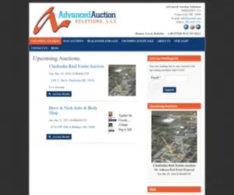 Advancedauctionsolutions.com(Advanced Auction Solutions LLC) Screenshot