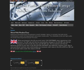 Advancedaudio-Europe.com(Advancedaudio Europe) Screenshot