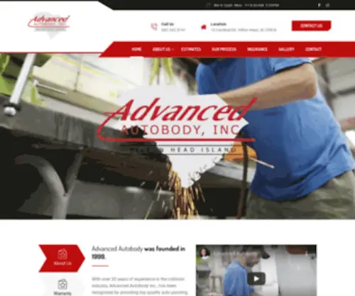 Advancedautobodysc.com(Top Quality Auto Body Repair Shop) Screenshot
