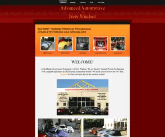 Advancedautomotivenw.com(Advanced Automotive of New Windsor New York Orange) Screenshot