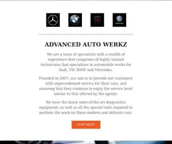 Advancedautowerkz.com(BMW Audi Mercedes VW Service & Repairs Sin Ming Singapore) Screenshot