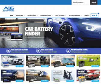 Advancedbatterysupplies.co.uk(Car Batteries) Screenshot