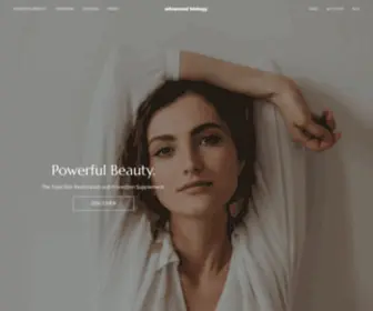 Advancedbiology.com(Powerful Beauty) Screenshot