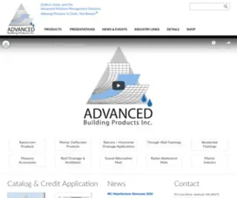 Advancedbuildingproducts.com(Advanced Moisture Management Products) Screenshot