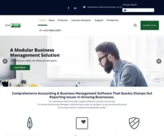 Advancedbusinessmanager.com(Financial Management Software) Screenshot