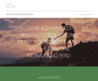 Advancedbusinesssolutionsusa.net(Advanced Business Solutions) Screenshot