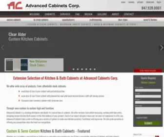 Advancedcabinetscorp.com(Kitchen Cabinets) Screenshot