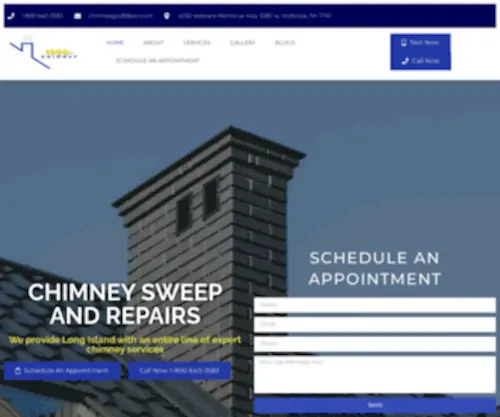 Advancedchimney.org(We provide Long Island with an entire line of expert chimney services) Screenshot