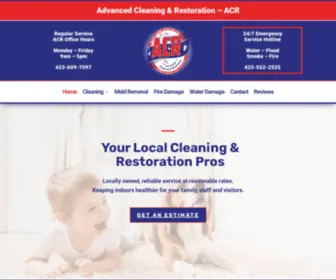 Advancedcleaningrestore.com(Greeneville, TN) Screenshot